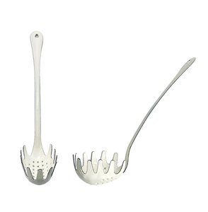 Accessoires de cuisine en acier inoxydable écologiques Cuillère à spaghetti pour pâtes de 8 pouces Produits de la meilleure qualité - Product Image 1