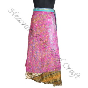 Falda larga de seda a la moda para niñas, ropa Bohemia elegante de verano multicolor, cómoda moda Bohemia hippie, talla libre, mujeres gitanas - Product Image 5