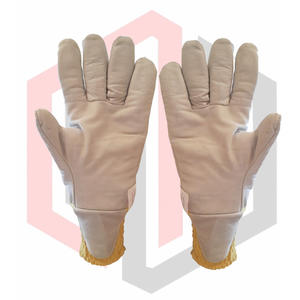 Gants de pompier en cuir imperméables, résistants aux coupures, ignifuges, anti-chimiques, résistants à la déchirure, sans silicone, tricotés pour la sécurité - Product Image 6