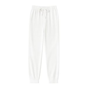 Pantalones Jogger de Punto Acanalado para Mujer, Precio de Fábrica, Ecológicos, Transpirables, Resistentes al Viento, Cómodos, con Cintura Elástica - Product Image 1