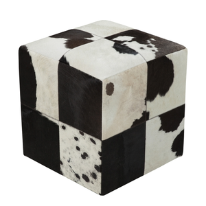 Natural Cowhide <b>Leather</b> <b>Stools</b> Handcrafted Comfortable <b>LEATHER</b> HUNT OEM Manufacturer India Best Price Ethically Produced - Product Image 1