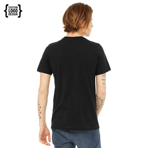 T-shirt régulier pour hommes Workout Running CVC Cotton Jersey Solid Quick Dry T Shirts - Product Image 6