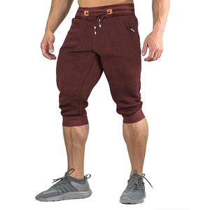 Meilleure vente en gros de pantalons de course courts pour hommes pantalons de gym confortables pantalons de sport décontractés sous le genou pantalons élégants - Product Image 4