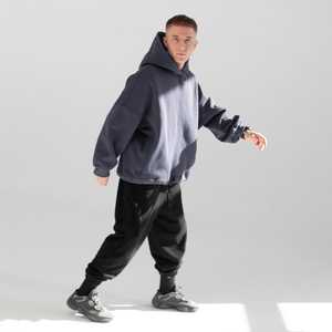 Sudadera con Capucha Extra Grande de Alta Calidad, Sin Cordones, de Felpa de Algodón Grueso, con Forro, Bolsillo Oculto, Personalizable para Hombre - Product Image 4