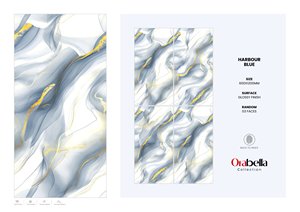 Carreaux de porcelaine sans fin dorés brillants 600x1200 | Carreaux de mur et de sol polis de luxe 24x48 Designs de collection d'exportation grand format - Product Image 6