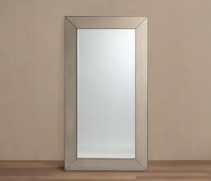 Miroir sur pied en bois de caoutchouc massif (pleine longueur) - Product Image 5