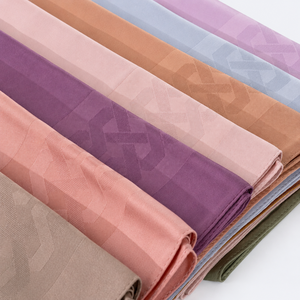 Wafa Plain Dyed Jacquard <b>Square</b> <b>Scarf</b> Matte Finish Silky Soft 110x110 Cm Premium Polyester Casual Four Seasons Framed Design - Product Image 1