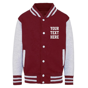 Chaqueta Universitaria de Cuero Genuino para Hombre, Talla Grande, Chaqueta Deportiva de Lona Cálida con Letras de Béisbol - Product Image 2