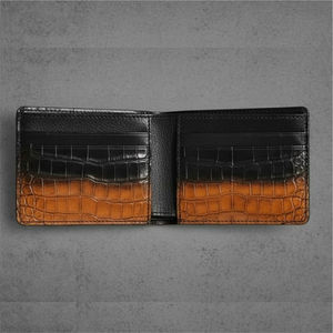 <b>Men's</b> Genuine Leather Bifold Coin Pocket Card Holder ID <b>Wallet</b> Large Capacity RFID Blocking Daily Use Lightweight - Product Image 2