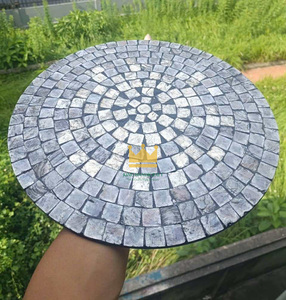 Good Quality Mother of Pearl Round <b>Placemat</b> <b>Table</b> Mat MOP Inlay Dining <b>Table</b> Mosaic Inlay <b>Placemats</b> from Vietnam - Product Image 1