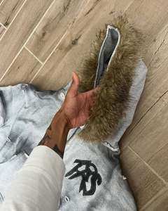 Survêtement streetwear unisexe sur mesure en polaire zippé à capuche coupe ample avec patch brodé, anti-boulochage et écologique, vente en gros - Product Image 3