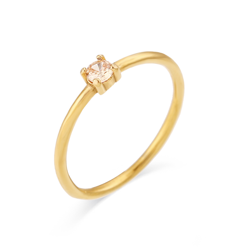 Zircon cubique Marron clair