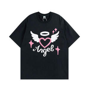 Camiseta Unisex de Manga Corta, 100% Algodón, Talla Grande, Lisa, Personalizable con Logotipo, Corte Holgado, 220 Gramos, Estilo Urbano Informal para Verano - Product Image 1