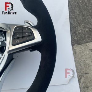 Volante Personalizado de Cuero Mercedes Benz AMG Clase A E S C CL CIS CLA <span class=keywords><strong>GLC</strong></span> G63 W177 W221 W218 W222 W204 W205 W213 - Product Image 3