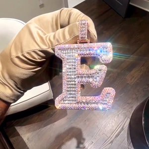 จี้และเครื่องประดับเพชรชั้นดีแฟชั่นใหม่จี้สร้อยคอสไตล์ฮิปฮอปใส่ได้ทั้งชายและหญิงประดับเพชรออกแบบได้ตามต้องการ - Product Image 5