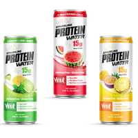 Vente en gros du Vietnam, échantillon gratuit, boisson gazeuse protéinée tropicale 250 ml, faible en gras, sans sucre ajouté, marque privée OEM