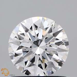 IGI White 0.9 Carat Lab Grown Round Brilliant Diamond VS1 Clarity pour les bagues de fiançailles ou la fabrication de bijoux - Product Image 1