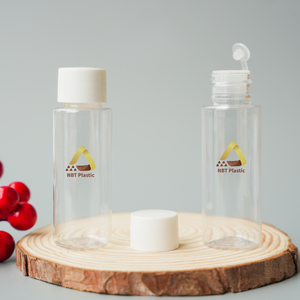 Botella de bomba de PET cuadrada de 30ml de etiqueta privada recargable para loción champú líquido de belleza - Product Image 1