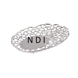 Design artisanal finition noire bol de service de fruits dessus de table stockage décoratif de fruits et légumes bol de fruits en métal profond - Product Image 2