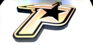 Parachoques de casco de béisbol personalizados 3M base de respaldo adhesivo casco de bola 2D 3D con logotipos de equipos de béisbol de doble cinta - Product Image 3