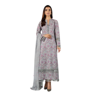 Conjuntos de Shalwar Kameez Dupatta Formales para Fiesta, para Mujer, 2024, Transpirables, de Poliéster y Algodón, para Todas las Temporadas, Servicio OEM Personalizable - Product Image 1