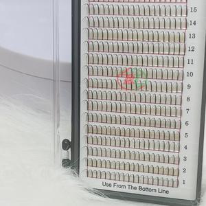 Vente en gros de cils de vison naturels de haute qualité du Vietnam 3D 4D 5D 7D Faux cils Extensions ventilateurs préfabriqués Boîtes de marque privée en gros - Product Image 5