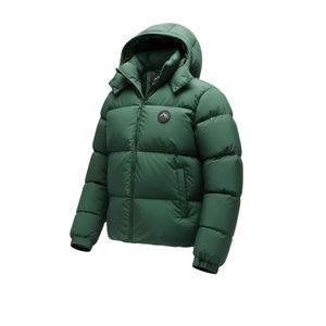 Veste matelassée légère et chaude en toile avec rembourrage thermique avancé, à capuche et coupe-vent pour homme – Collection Hiver 2026 – Grande Vente - Product Image 6