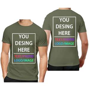 T-shirt 100% coton en gros avec votre propre logo, texte personnalisé, t-shirt en polyester, sublimation, t-shirts de haute qualité, séchage rapide - Product Image 4