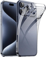 Coque de téléphone transparente antichoc en TPU pour iPhone 17 Pro, compatible avec iPhone 11, 12, 13, 14, 15, 16, 17 Pro Max