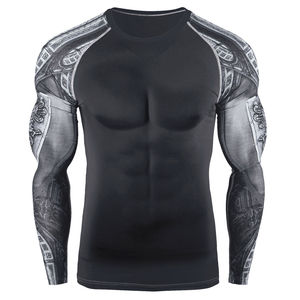 Nuevo Rashguard de Moda para Hombre, Diseño Personalizado, Ajuste Delgado, OEM para MMA, Productos al por Mayor, Rashguard para Hombre - Product Image 2