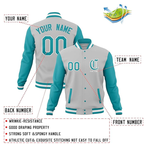 Tendance personnalisé nom veste grande taille personnalisé Letterman Baseball veste hommes/femmes/jeunes Varsity Blend cousu - Product Image 3