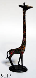 Statue de cerf en laiton faite à la main avec laiton personnaliser la conception en relief et les finitions brillantes Statue de Sculpture de cerf fabriquée en Inde - Product Image 3