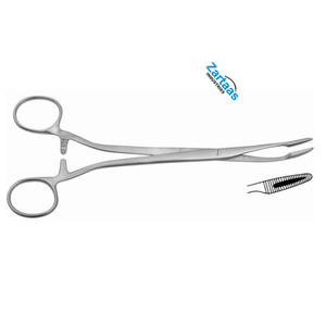 Pince éponge Duplay en acier inoxydable de haute qualité, fabricant d'instruments chirurgicaux incurvés de 20cm / 8 pouces - Product Image 6