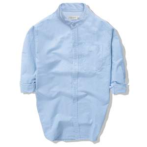 Camisa Oxford con Cuello Mao y Bolsillo para Hombre TST 8139 - Product Image 6