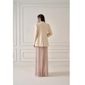 ชุดเดรสลำลองสำหรับสตรีชุดเดรสลูกไม้สีขาวออโรร่าประดับด้วยลูกไม้ - Product Image 5