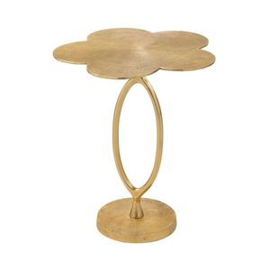 Mesa de latón de estilo tradicional, perfecta para habitaciones de estilo clásico con detalles artísticos para mayor sofisticación. - Product Image 2
