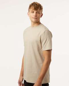 T-shirt à manches courtes respirant et écologique pour hommes Tultex Streetwear Hip Hop en polyester/coton épais - Product Image 5
