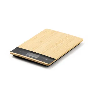 Bilancia da Cucina in Bambù Togarashi Personalizzata, Gadget Unico per la Tua Cucina - Product Image 1