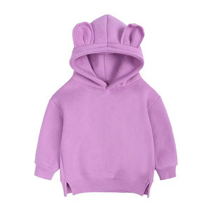 <b>Personalised</b> Embroidery Children Bear Hoodies <b>Gifts</b> for <b>Kids</b> Clothing Unisex <b>Kids</b> Logo Customised Pullover Crop Hoodies - Product Image 6