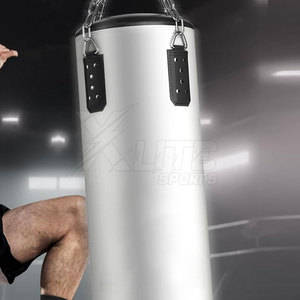 Heavy Duty Genuine Leather Unisex Punching <b>Bag</b> Home Gym Boxing <b>Training</b> Fitness Durable Stitching Long Lasting Use Sands Filled - Product Image 6
