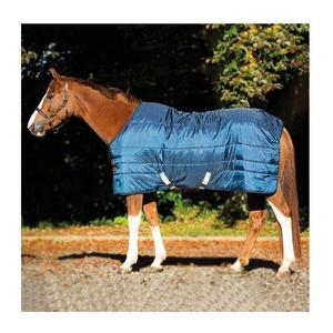 Tapis de cheval en coton synthétique bleu brillant léger durable pour l'hiver été imperméable pour le temps pluvieux Maizan International - Product Image 1