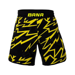 กางเกง MMA แบบขาสั้นสำหรับผู้ชายและผู้หญิงกางเกงผ้าแห้งเร็ว100% โพลีเอสเตอร์งานตามสั่ง - Product Image 3