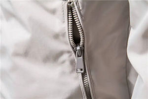 Nueva chaqueta ajustada de invierno con bolsillo y cremallera para hombre a la moda, logotipo personalizado, cuello levantado, último diseño, chaqueta Bomber de lona con cremallera, prendas de vestir - Product Image 3