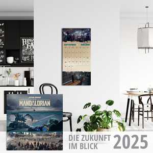 Calendario de Mesa con Mini Póster de The Mandalorian 2025, Reloj de Papel para Promoción - Product Image 1