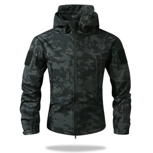 Veste Softshell Personnalisée Vêtement Tactique Veste d'Extérieur Fabriquée en Usine Veste de Snowboard Personnalisée en Tissu Camouflage pour Hommes - Product Image 6