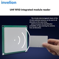 Módulo Lector RFID UHF Incorporado para Arduino y Raspberry Pi 1-5.5dBi Mini Lector de Módulo RFID Integrado DC 3.5V-5V Invelion