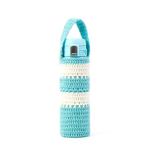 Manchon de tasse en crochet fait main universel, isolant thermique en fil, anti-chute, housse de protection pour bouteille, cadeau original pour verre - Product Image 2