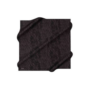 Black Custom Design Silk Square Handkerchief Scarf - Product Image 1