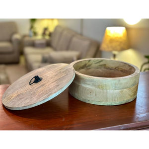 Casserole de forme ronde écologique faite à la main de qualité supérieure Nouveau style Grande casserole de table décorative pour les fêtes - Product Image 2