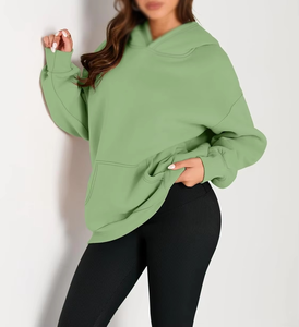 Sudadera con capucha de gran tamaño para mujer, estilo hip-hop frontal personalizado, bolsillo holgado, diseño de araña, ropa de calle de invierno, ropa de lana - Product Image 4